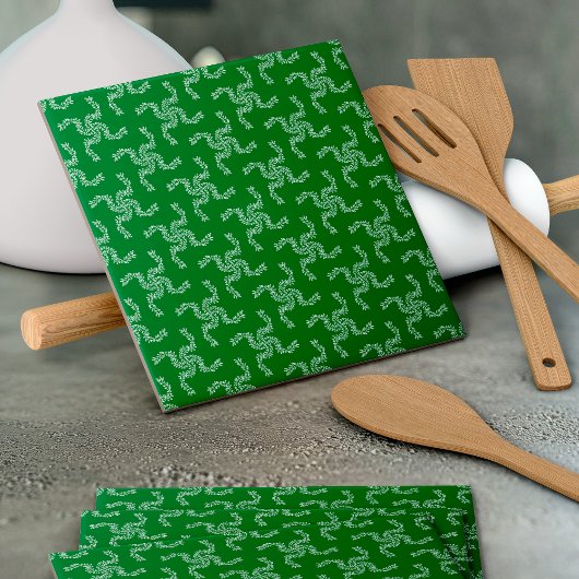 クリスマスガーランドグリーン、クリスマスデコレーション タイル