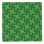 クリスマスガーランドグリーン、クリスマスデコレーション フォトキューブ (正面)