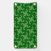 クリスマスガーランドグリーン、クリスマスデコレーション 横断幕 (縦)