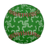 クリスマスガーランドグリーン、クリスマスデコレーション 野球ボール (裏面)