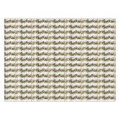 クリスマスガーランドパインコーンパインブランチ金ゴールド テーブルクロス (正面(横))