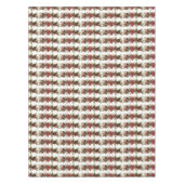 クリスマスガーランドパインコーンレッドベリーホリー テーブルクロス (正面)