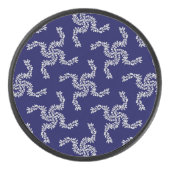 クリスマスガーランドブルー，クリスマスデコレーション，クリスマス アイスホッケーパック (正面)