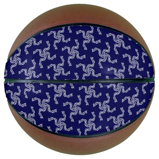 クリスマスガーランドブルー，クリスマスデコレーション，クリスマス バスケットボール (正面)