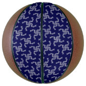 クリスマスガーランドブルー，クリスマスデコレーション，クリスマス バスケットボール (縦)