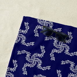 クリスマスガーランドブルー，クリスマスデコレーション，クリスマス ビーチタオル