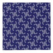 クリスマスガーランドブルー，クリスマスデコレーション，クリスマス フォトキューブ (正面)