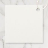 クリスマスガーランドホリデーフレームギフトラベル フェイバータグ (裏面)