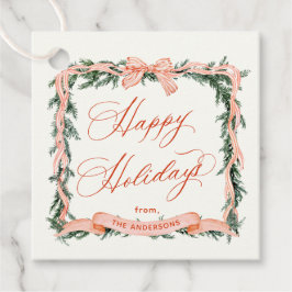 クリスマスガーランドホリデーフレームギフトラベル フェイバータグ