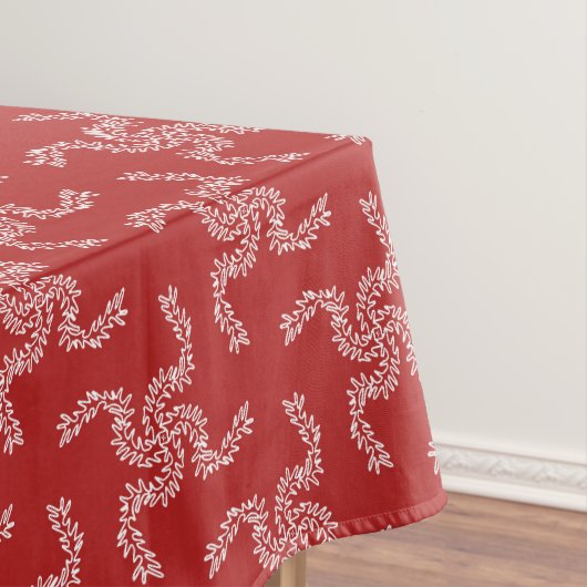 クリスマスガーランドレッド、クリスマスデコレーション、クリスマス テーブルクロス (インサイチュ)
