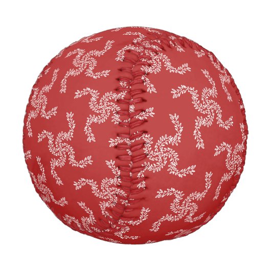 クリスマスガーランドレッド、クリスマスデコレーション、クリスマス 野球ボール (アングル)