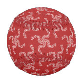 クリスマスガーランドレッド、クリスマスデコレーション、クリスマス 野球ボール (正面)