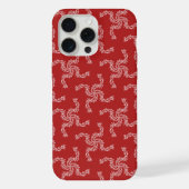 クリスマスガーランドレッド、クリスマスデコレーション、クリスマス iPhoneケース (裏面)