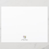 クリスマスガーランド文房具（マッチングセット） (裏面)