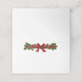 クリスマスガーランド プレイスカード (外部開封)