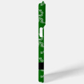 クリスマスガーランド，緑，あなたの名前，パーソナライズ Case-Mate iPhoneケース (裏面 / 右)