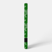 クリスマスガーランド，緑，あなたの名前，パーソナライズ SAMSUNG GALAXYケース (左側面)