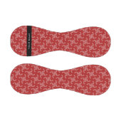 クリスマスガーランド,赤,あなたの名前,パーソナライズ 野球ボール (パネル)