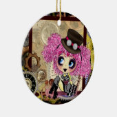 クリスマスガーリー セラミックオーナメント (右)