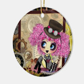 クリスマスガーリー セラミックオーナメント (左)