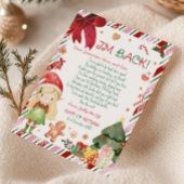 クリスマスガールからの手紙 エルフの手紙カード 招待状