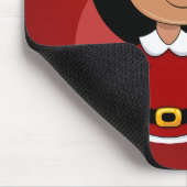 クリスマスガールの漫画のマウスパッド マウスパッド (コーナー)