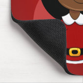 クリスマスガールの漫画のマウスパッド マウスパッド (コーナー)