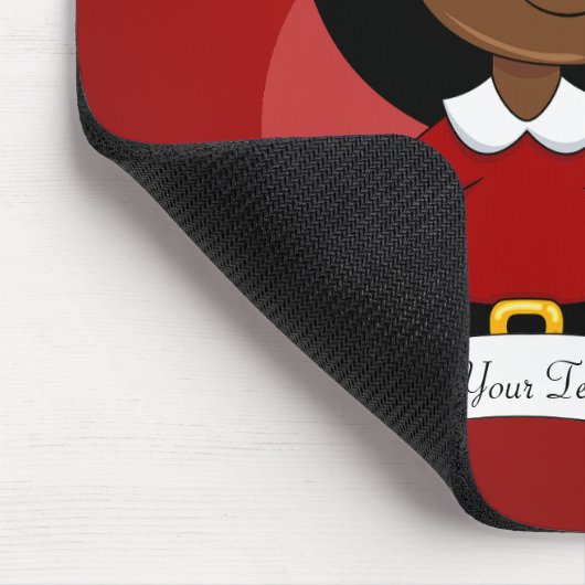 クリスマスガールの漫画のマウスパッド マウスパッド (コーナー)