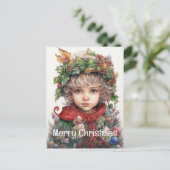 クリスマスガールカスタムの12の25 シーズンポストカード (スタンド正面)