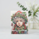 クリスマスガールカスタムの14の25 シーズンポストカード (スタンド正面)