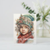 クリスマスガールカスタムの22の25 シーズンポストカード (スタンド正面)