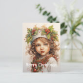 クリスマスガールカスタムの23の25 シーズンポストカード (スタンド正面)