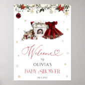 クリスマスガールベビーシャワーへようこそ ポスター (正面)