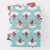 クリスマスガールラッピング紙 ラッピングペーパーシート (インサイチュ)