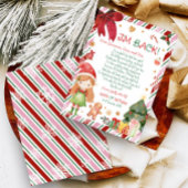 クリスマスガールレター 妖精からのレターカード 招待状