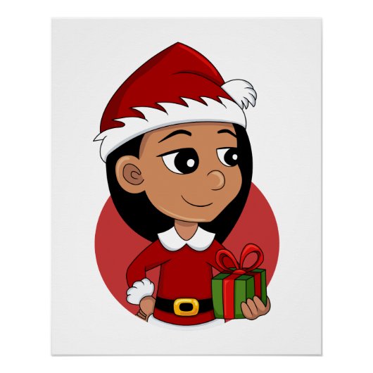 クリスマスガール漫画のポスター ポスター (正面)