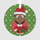 クリスマスガール漫画オーナメント オーナメント (裏面)
