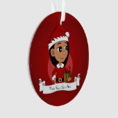 クリスマスガール漫画オーナメント オーナメント (正面)