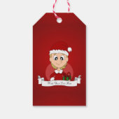 クリスマスガール漫画 ギフトタグ (裏面)