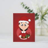 クリスマスガール漫画 シーズンポストカード (スタンド正面)