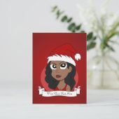 クリスマスガール漫画 シーズンポストカード (スタンド正面)