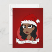 クリスマスガール漫画 シーズンポストカード (正面/裏面)