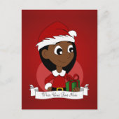 クリスマスガール漫画 シーズンポストカード (正面)