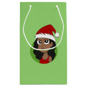 クリスマスガール漫画 スモールペーパーバッグ (裏面)