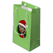 クリスマスガール漫画 スモールペーパーバッグ (裏面アングル)