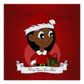 クリスマスガール漫画 ポスター (正面)