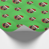 クリスマスガール漫画 ラッピングペーパー (角)