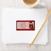 クリスマスガール漫画 ラベル (インサイチュ)