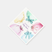 クリスマスガール赤ちゃんシャワー スタンダードカクテルナプキン (角)