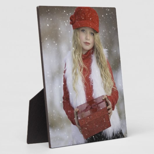 クリスマスガール フォトプラーク (側面)